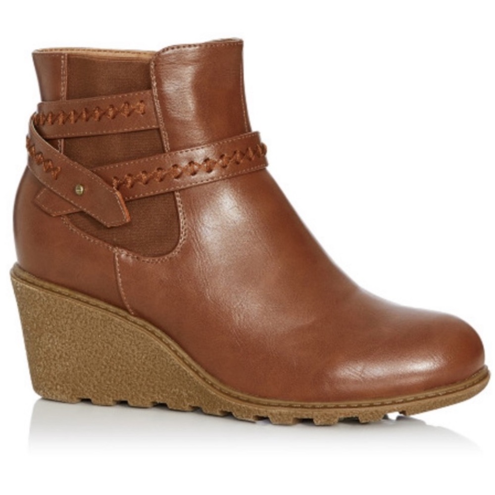 CLOUDWALKERS Alanna Wedge Bootie - 9W